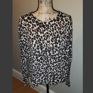 Leopard lightweight sweater